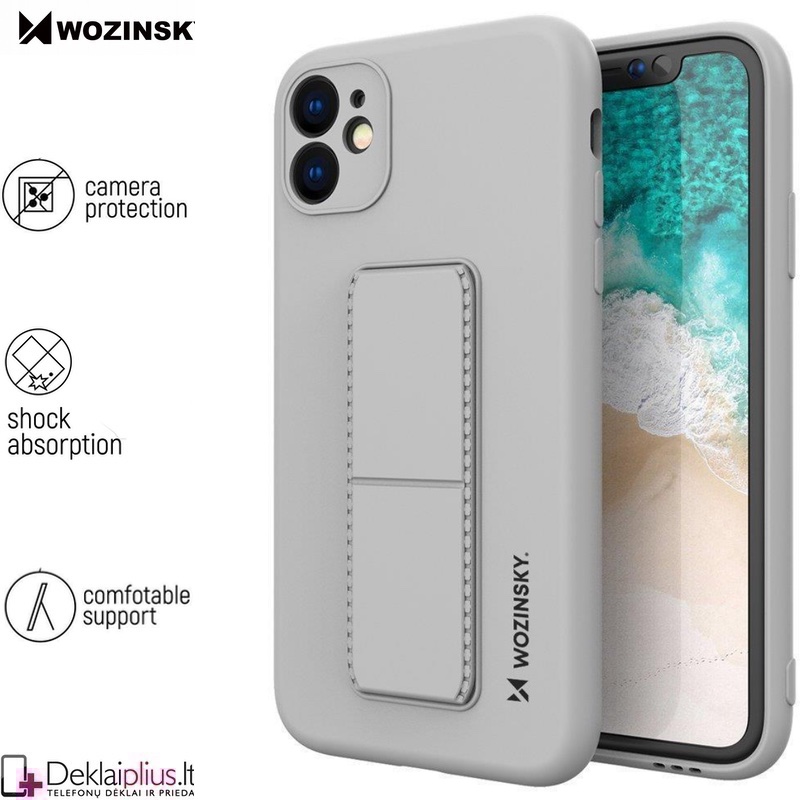 Wozinsky 4in1 švelnaus silikono dėklas - pilkas (Apple Iphone 12 Mini) Wozinsky 4in1 švelnaus silikono dėklas - pilkas (Apple Iphone 12 Mini)